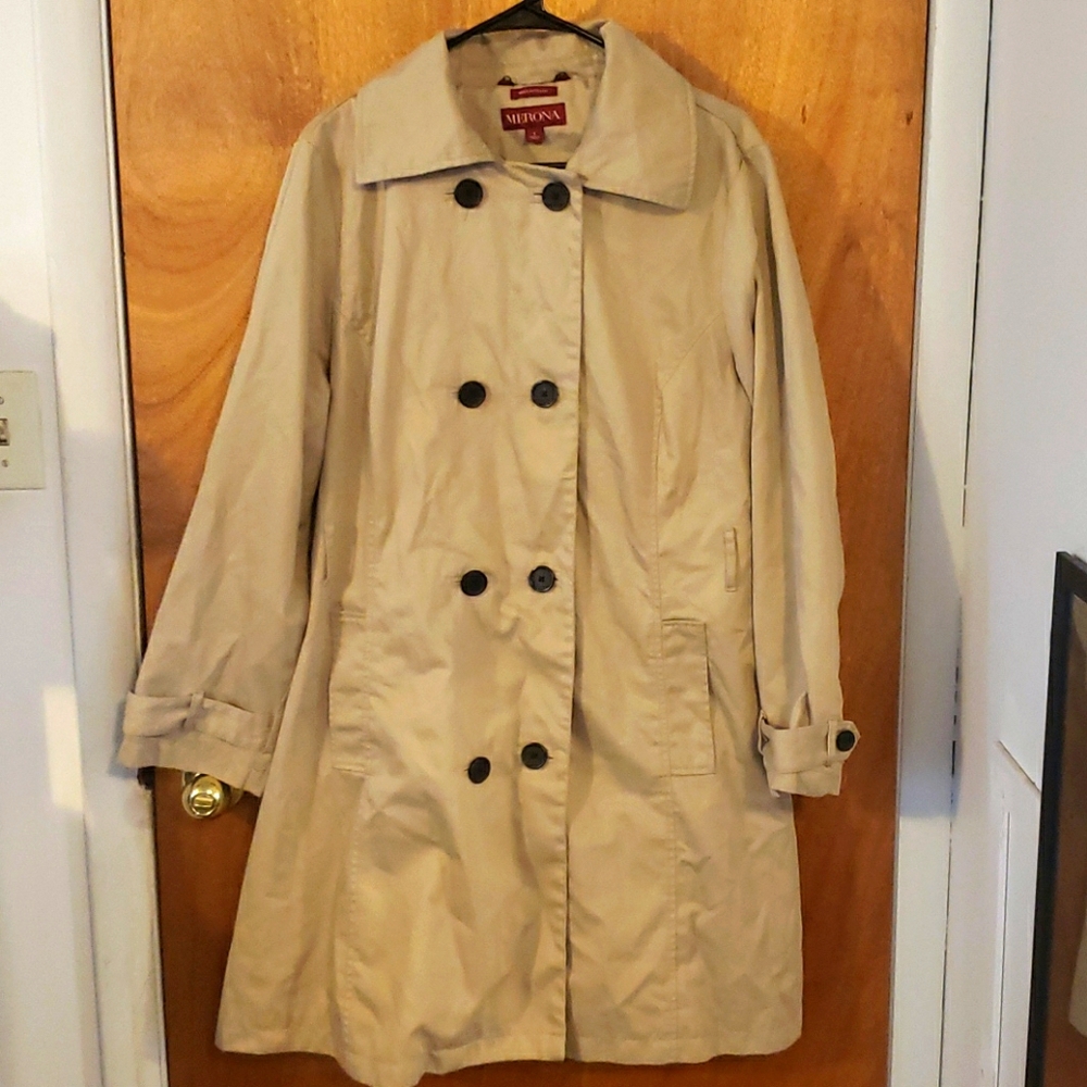 Merona Plus Size Women's Khaki Raincoat